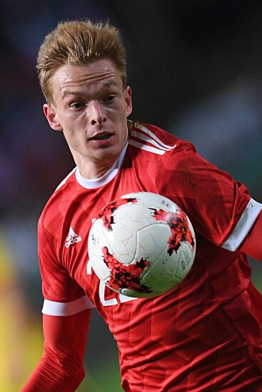 Russia vs. Romania friendly football match