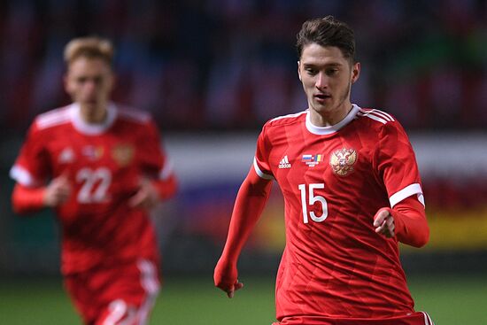 Russia vs. Romania friendly football match