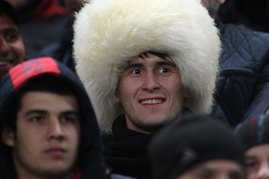 Russia vs. Romania friendly football match
