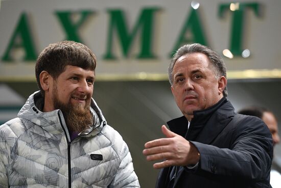 Russia vs. Romania friendly football match