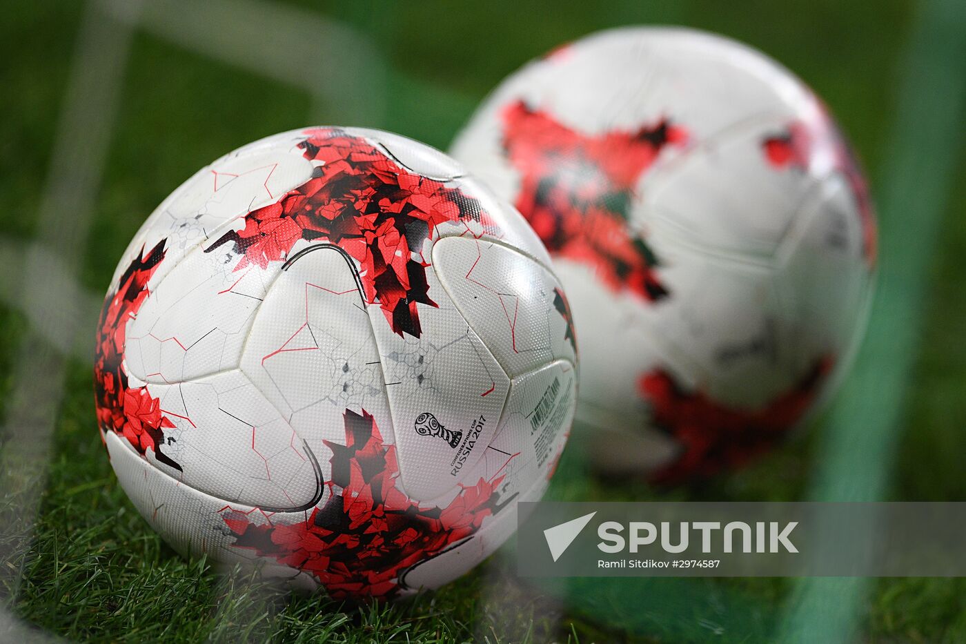 Russia vs. Romania friendly football match