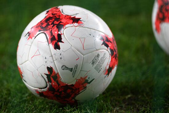 Russia vs. Romania friendly football match