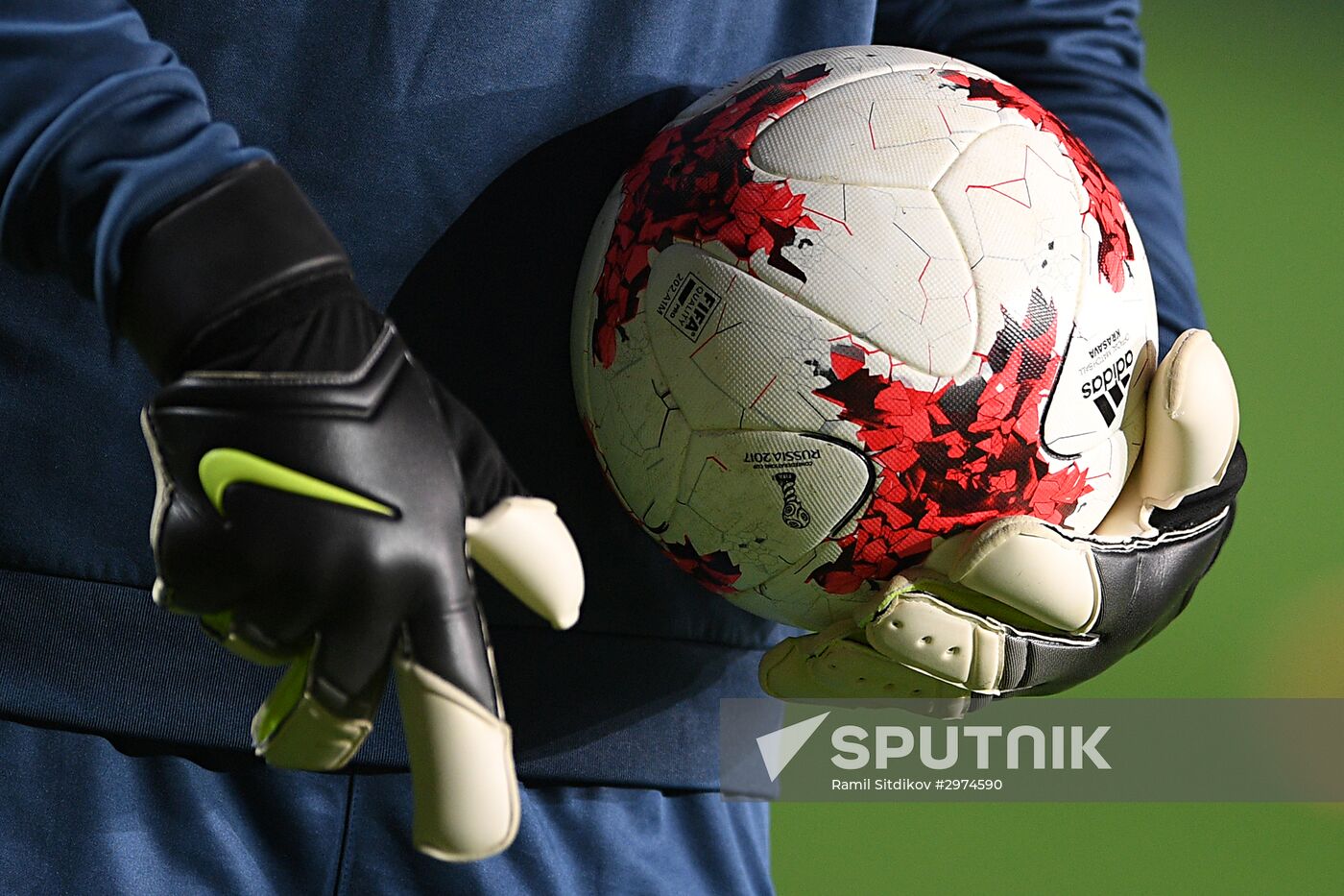Russia vs. Romania friendly football match