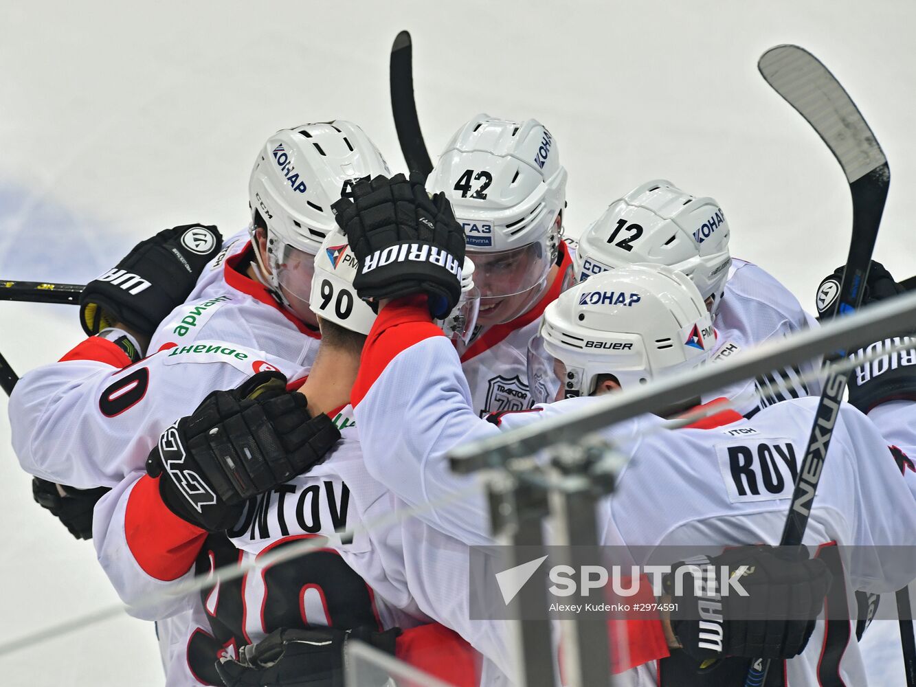 Kontinental Hockey League. Spartak vs. Traktor
