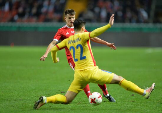 Russia vs. Romania friendly football match