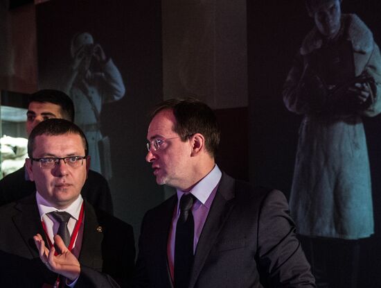 War and Myths exhibition opening