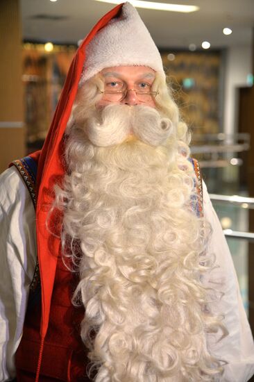 Finnish Santa Claus Joulupukki visits Chelyabinsk