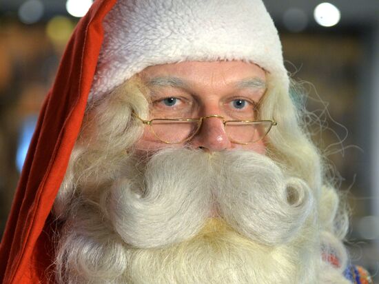 Finnish Santa Claus Joulupukki visits Chelyabinsk