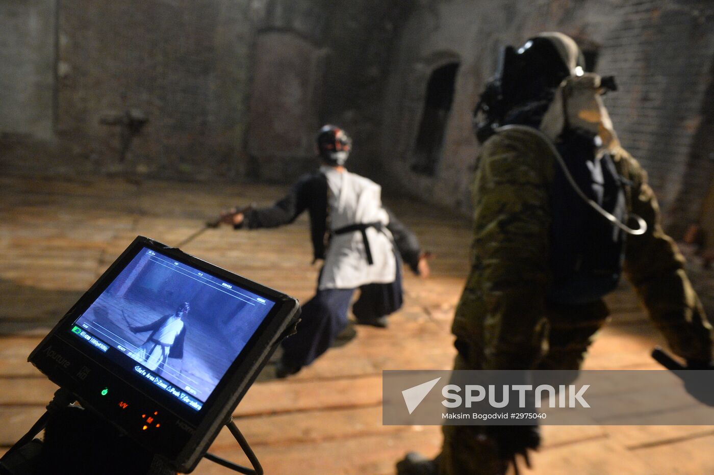Actors on set of Russian interactive movie Uncovered in Kazan