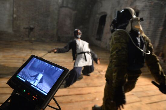 Actors on set of Russian interactive movie Uncovered in Kazan