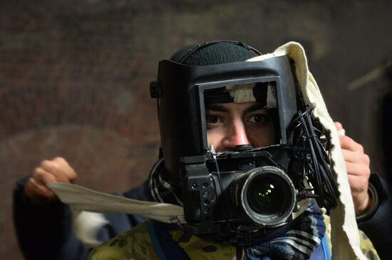Actors on set of Russian interactive movie Uncovered in Kazan