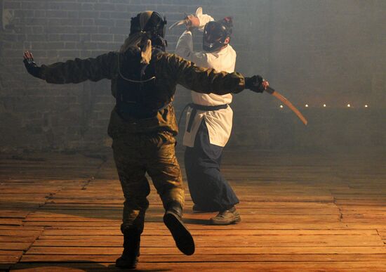 Actors on set of Russian interactive movie Uncovered in Kazan