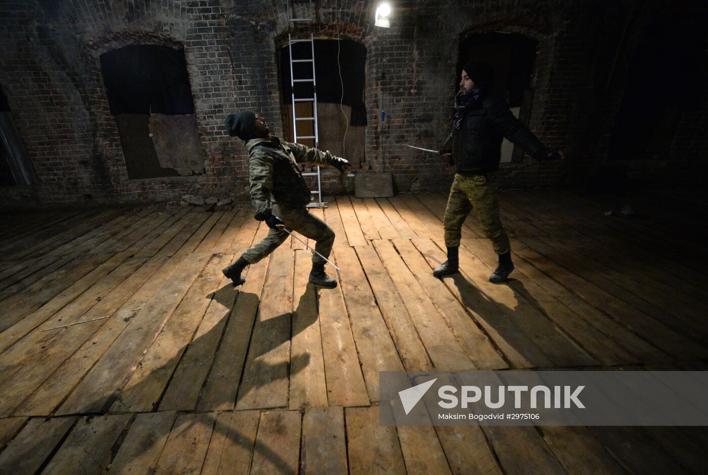 Actors on set of Russian interactive movie Uncovered in Kazan