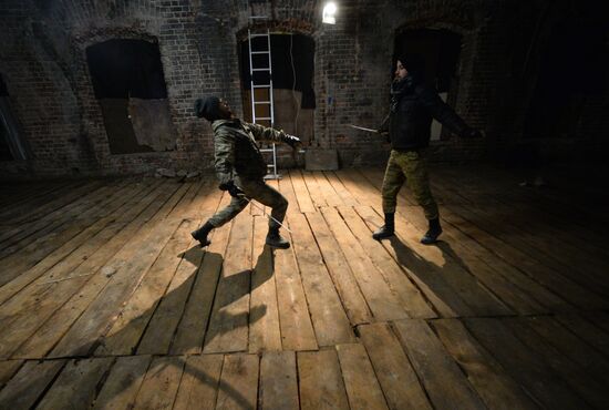 Actors on set of Russian interactive movie Uncovered in Kazan