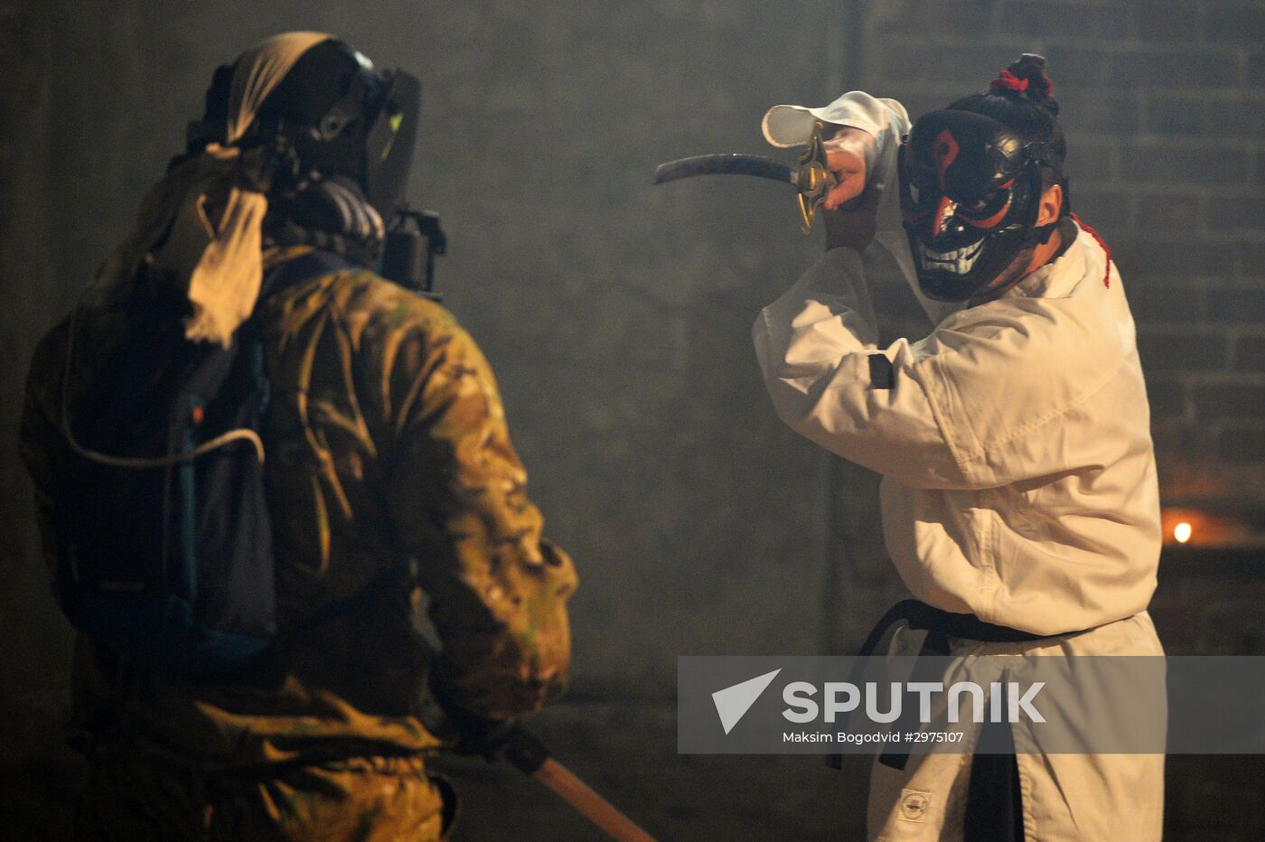 Actors on set of Russian interactive movie Uncovered in Kazan