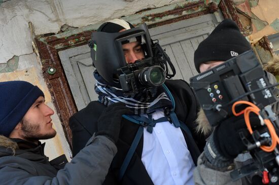 Actors on set of Russian interactive movie Uncovered in Kazan