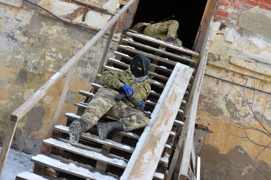 Actors on set of Russian interactive movie Uncovered in Kazan