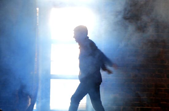Actors on set of Russian interactive movie Uncovered in Kazan