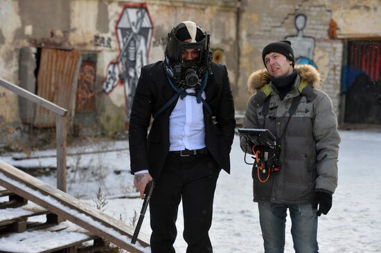 Actors on set of Russian interactive movie Uncovered in Kazan