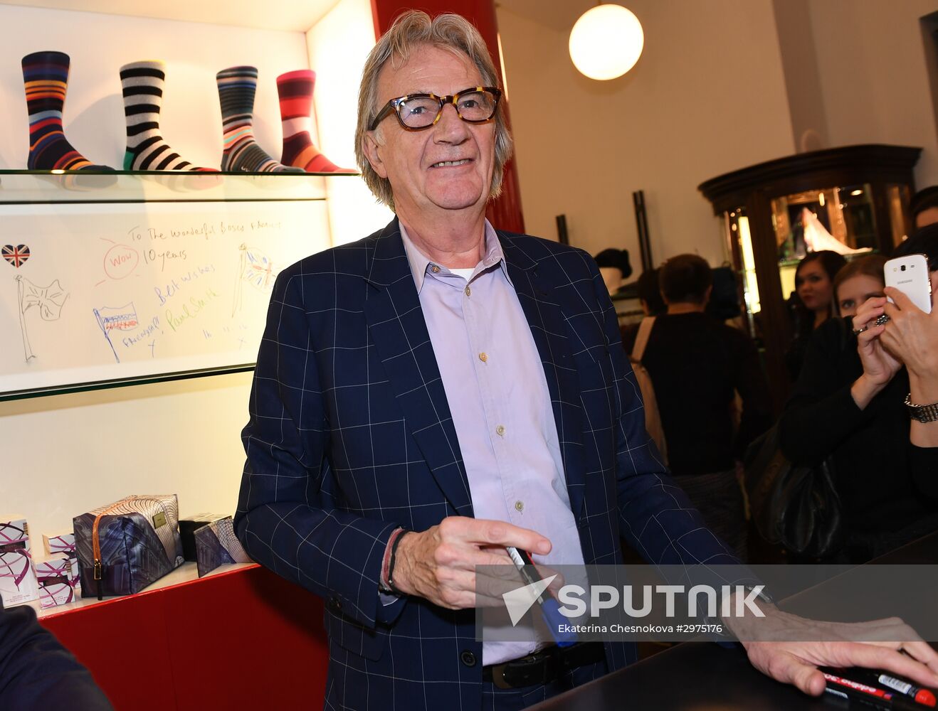 Anniversary of first Paul Smith store opening at Moscow's GUM