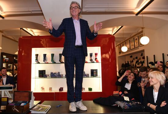 Anniversary of first Paul Smith store opening at Moscow's GUM
