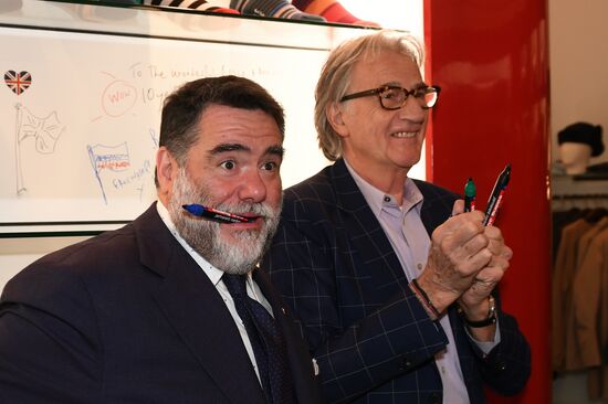 Anniversary of first Paul Smith store opening at Moscow's GUM