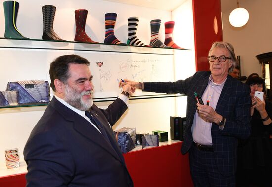 Anniversary of first Paul Smith store opening at Moscow's GUM