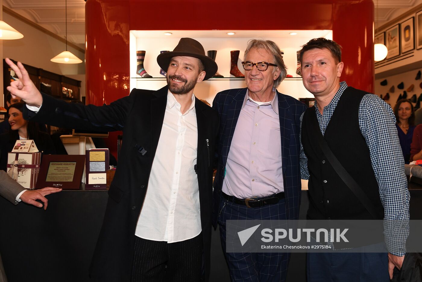 Anniversary of first Paul Smith store opening at Moscow's GUM