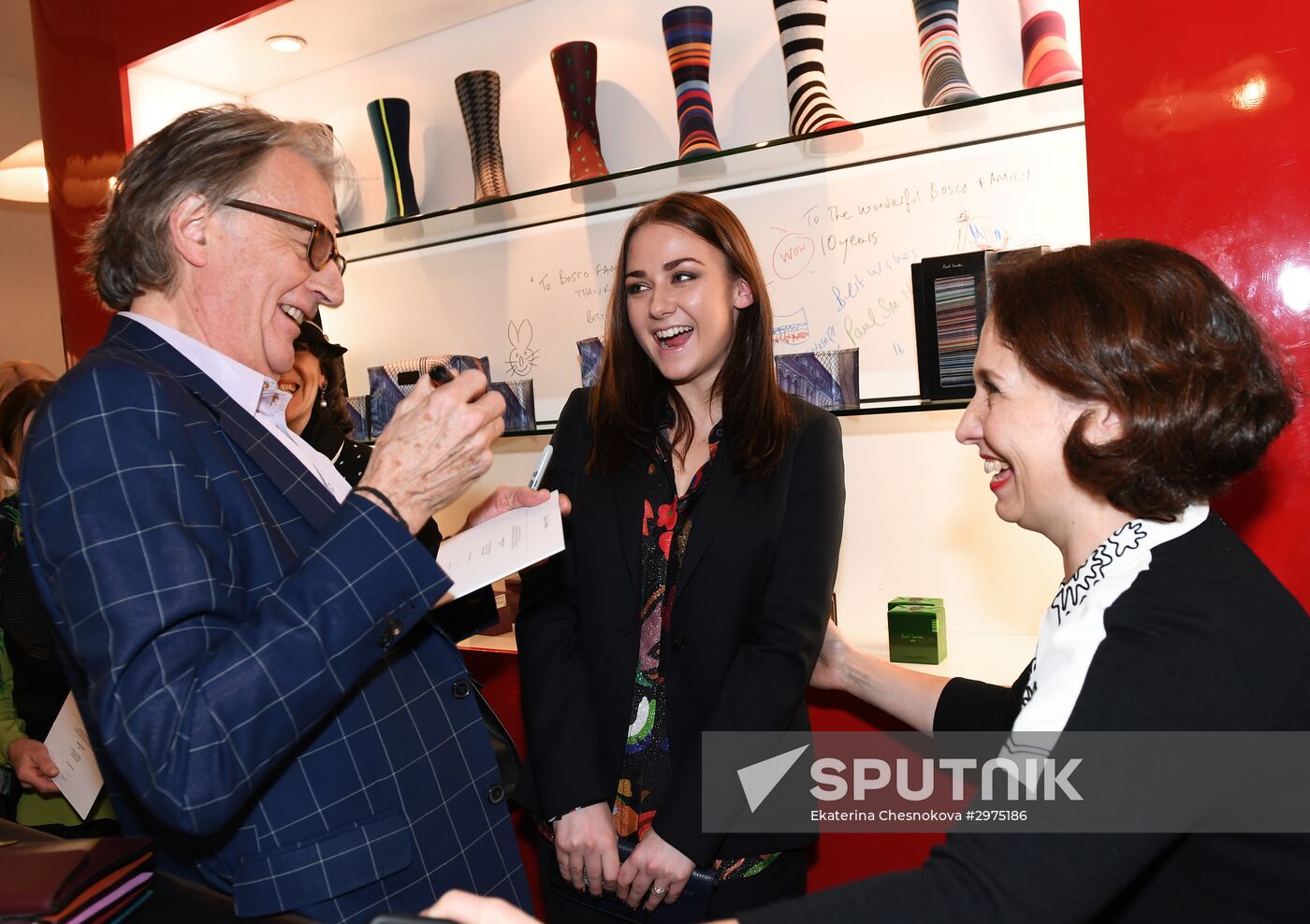 Anniversary of first Paul Smith store opening at Moscow's GUM