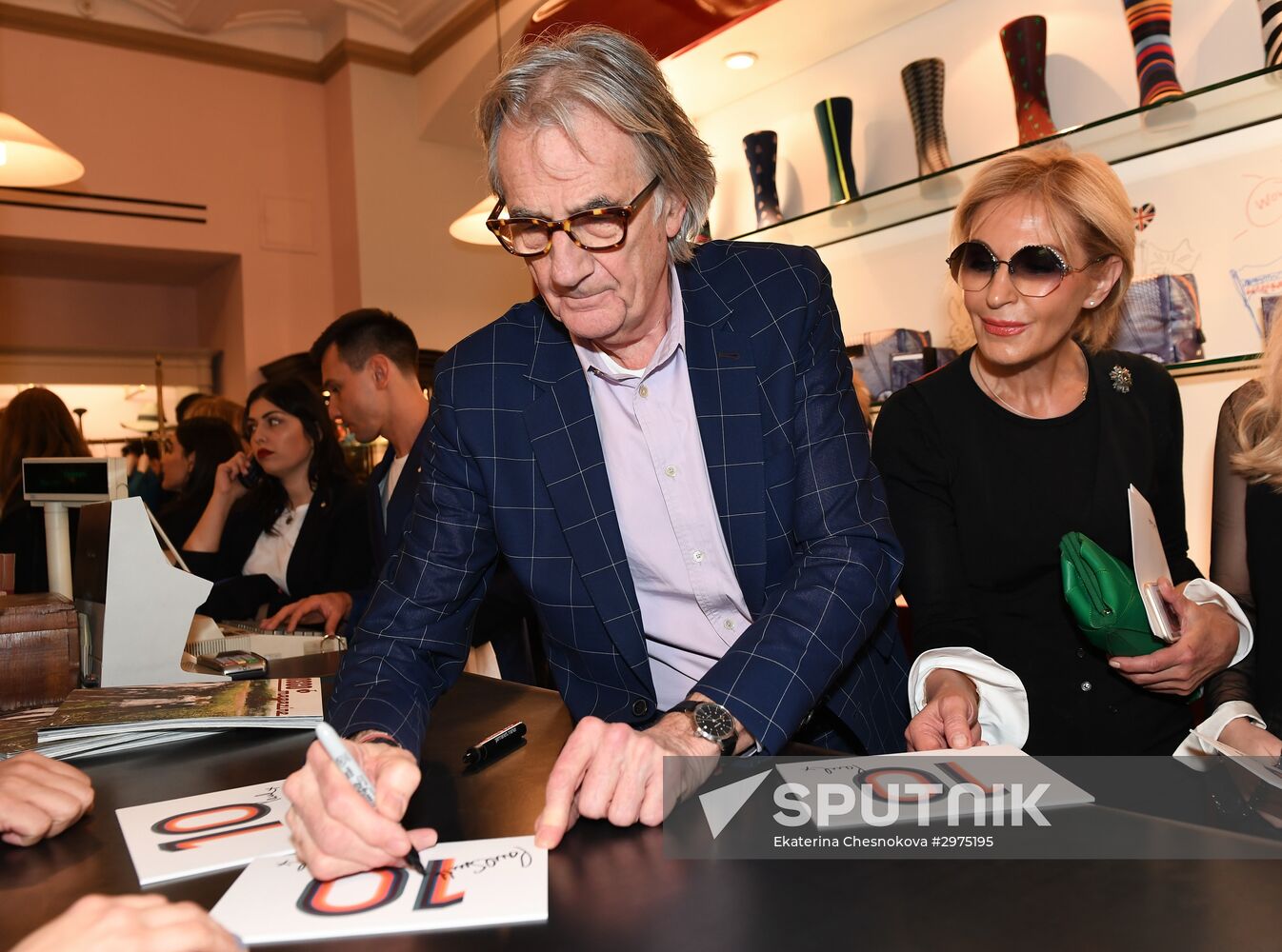 Anniversary of first Paul Smith store opening at Moscow's GUM