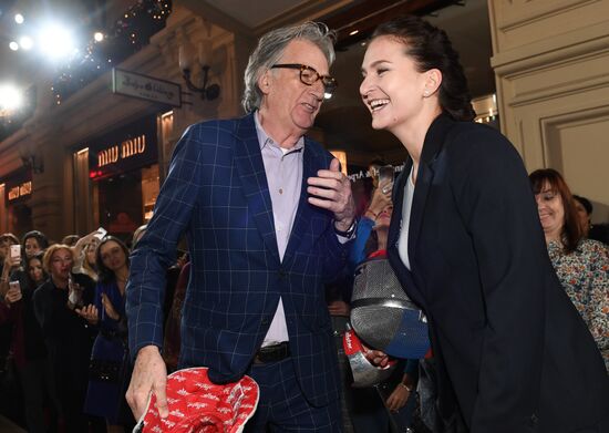 Anniversary of first Paul Smith store opening at Moscow's GUM