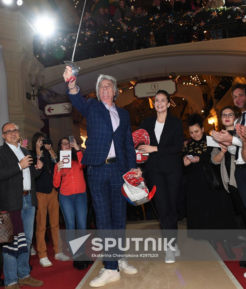 Anniversary of first Paul Smith store opening at Moscow's GUM