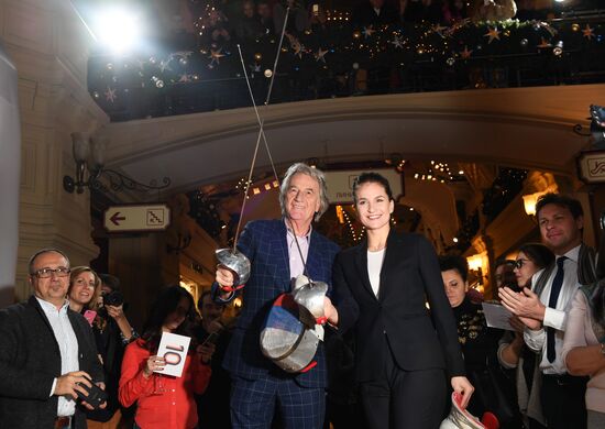 Anniversary of first Paul Smith store opening at Moscow's GUM