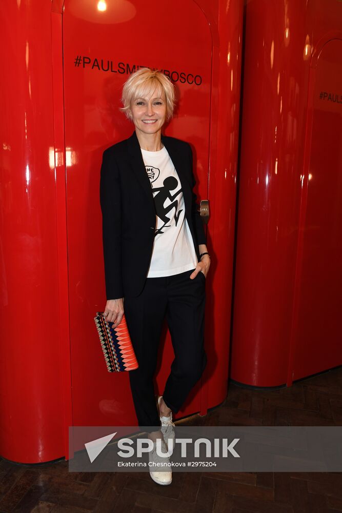 Anniversary of first Paul Smith store opening at Moscow's GUM