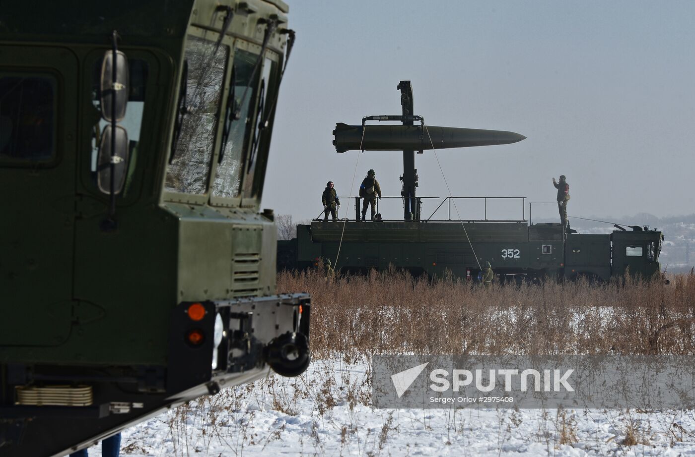 Missile and artillery units of the fifth army of Eastern Military District exercise in Primorski Krai