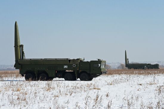 Missile and artillery units of the fifth army of Eastern Military District exercise in Primorski Krai