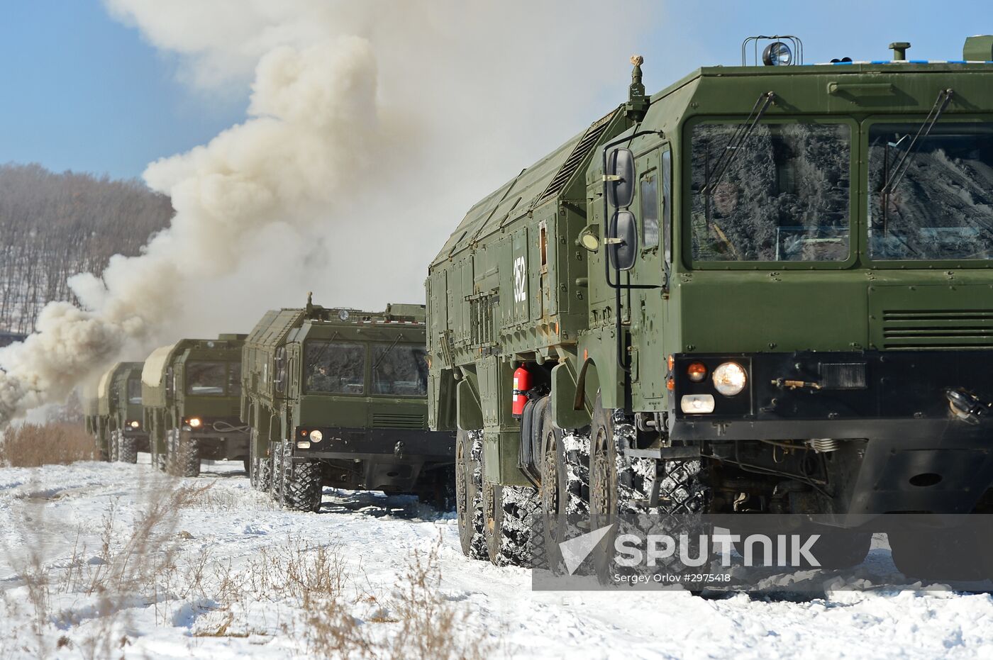 Missile and artillery units of the fifth army of Eastern Military District exercise in Primorski Krai