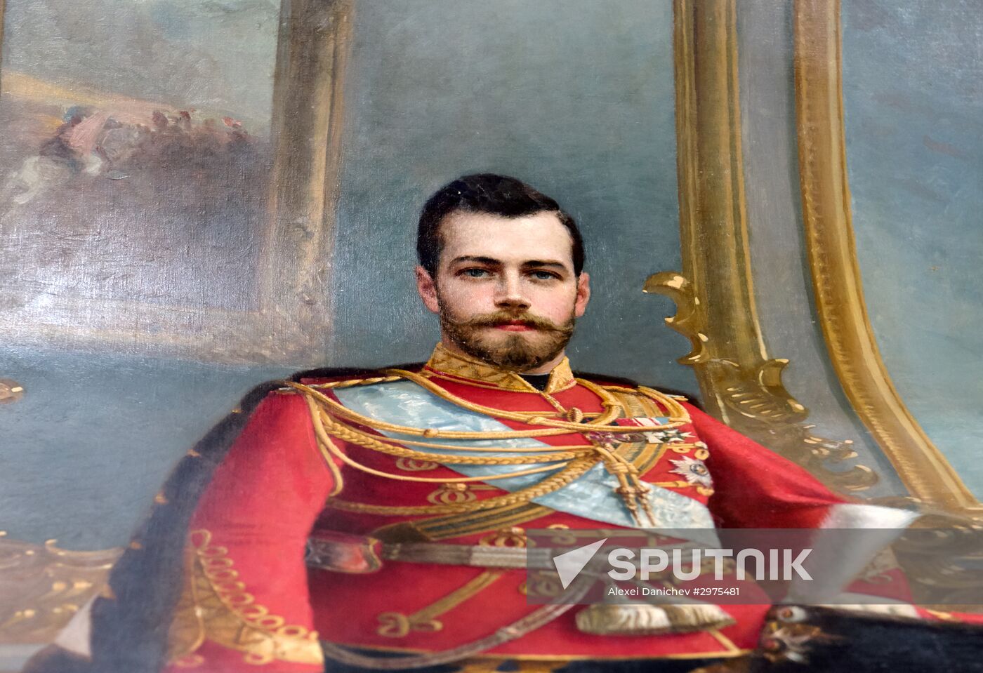 Presetation of discovered portrait of Czar Nicholas II at the Stieglitz Art and Industry Academy in St. Petersburg