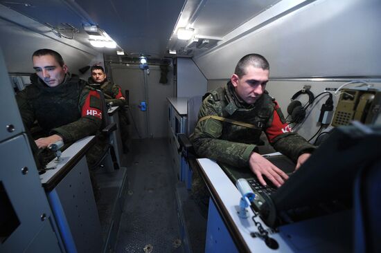 Missile and artillery units of the fifth army of Eastern Military District exercise in Primorski Krai