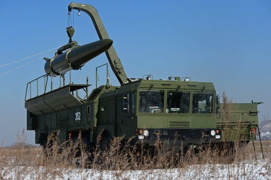 Missile and artillery units of the fifth army of Eastern Military District exercise in Primorski Krai