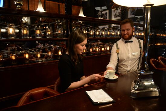 Russiano coffee appeared in Russian cafes