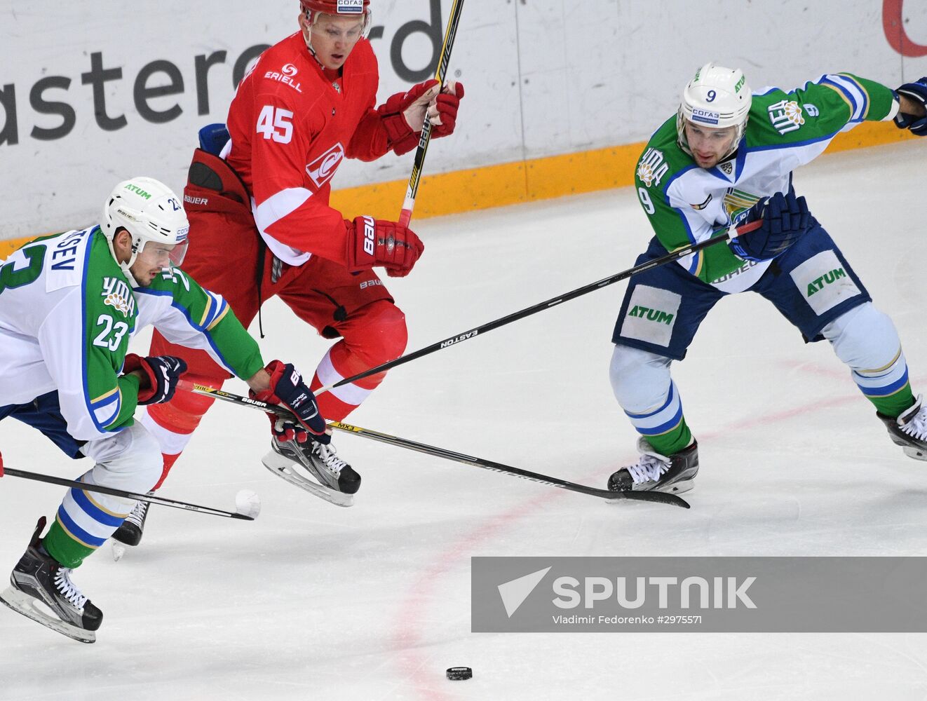 Ice hockey. KHL. Spartak vs. Salavat Yulaev