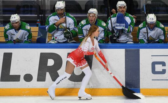 Ice hockey. KHL. Spartak vs. Salavat Yulaev
