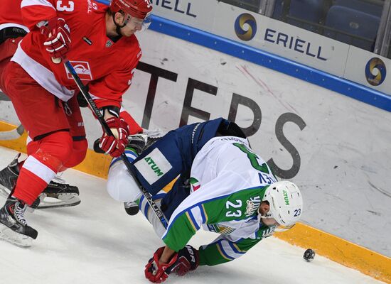 Ice hockey. KHL. Spartak vs. Salavat Yulaev
