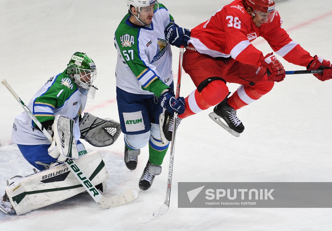 Ice hockey. KHL. Spartak vs. Salavat Yulaev