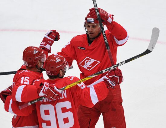 Ice hockey. KHL. Spartak vs. Salavat Yulaev