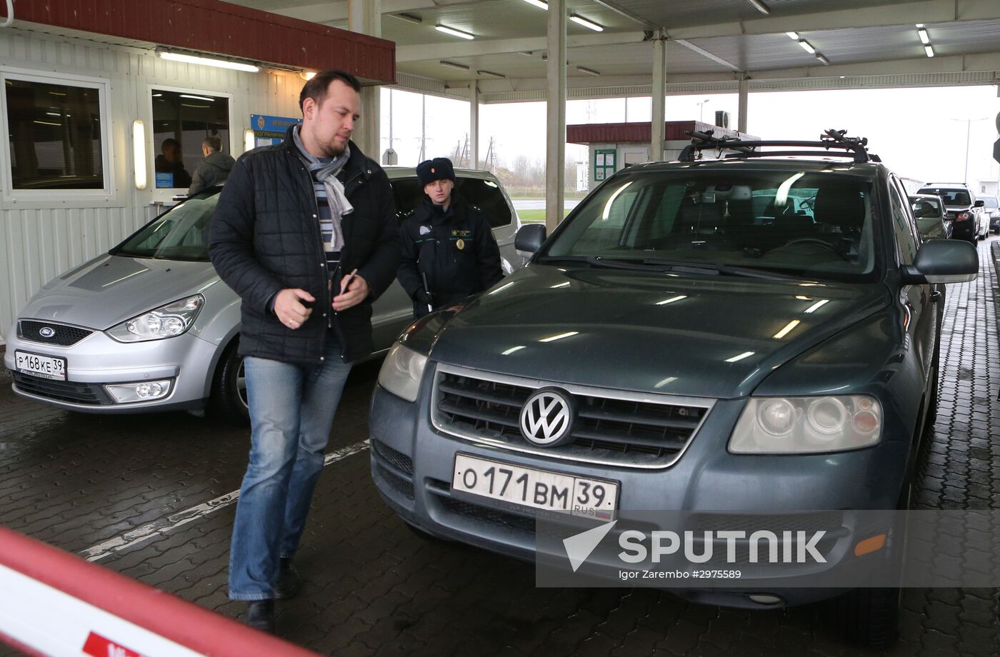 Mamonovo-Grzechotki border checkpoint in Kaliningrad Region