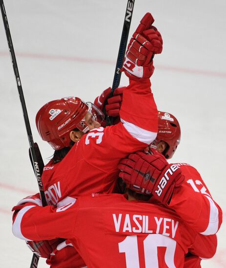 Ice hockey. KHL. Spartak vs. Salavat Yulaev