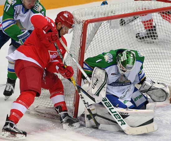 Ice hockey. KHL. Spartak vs. Salavat Yulaev