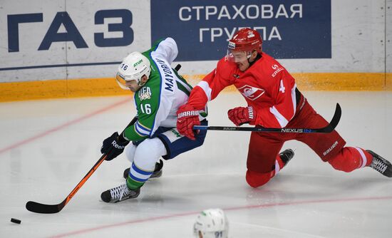 Ice hockey. KHL. Spartak vs. Salavat Yulaev